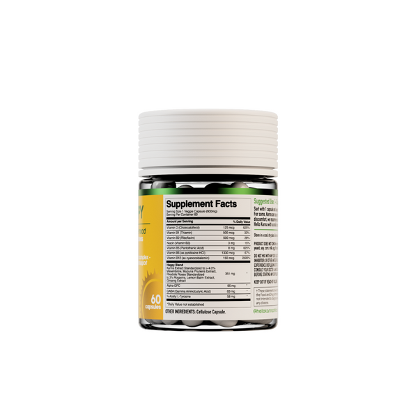 Hello Happy - Natural Support for Elevated Mood and Energy